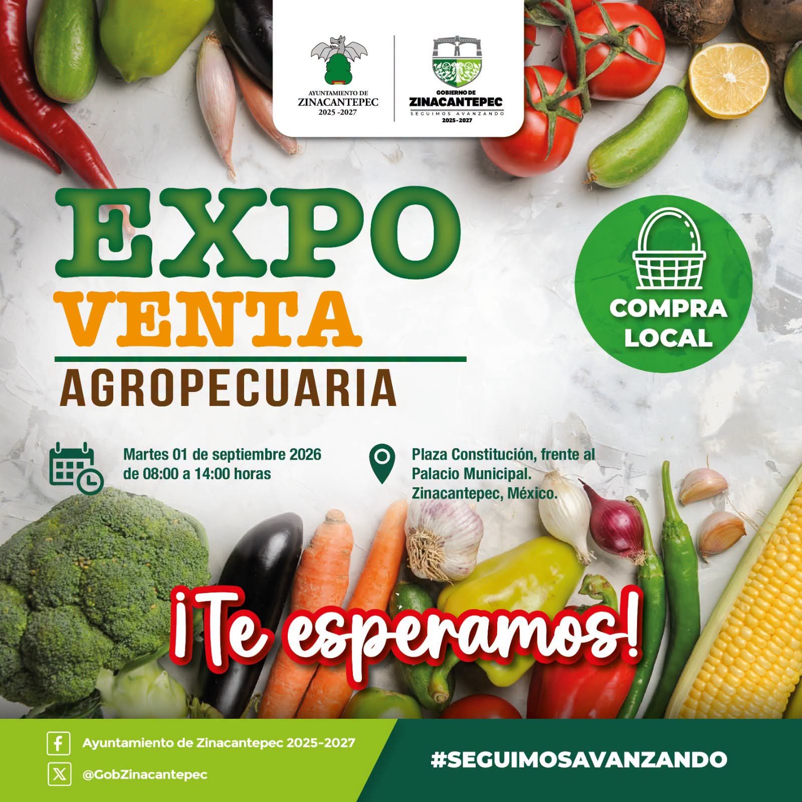 Zinacantepec invita la Feria Expo Venta Agropecuaria de septiembre
