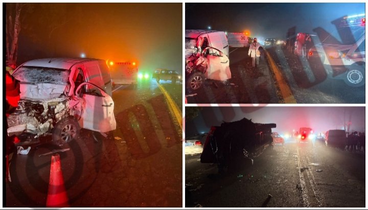 Choque frontal en la Toluca-Zitácuaro deja tres heridos