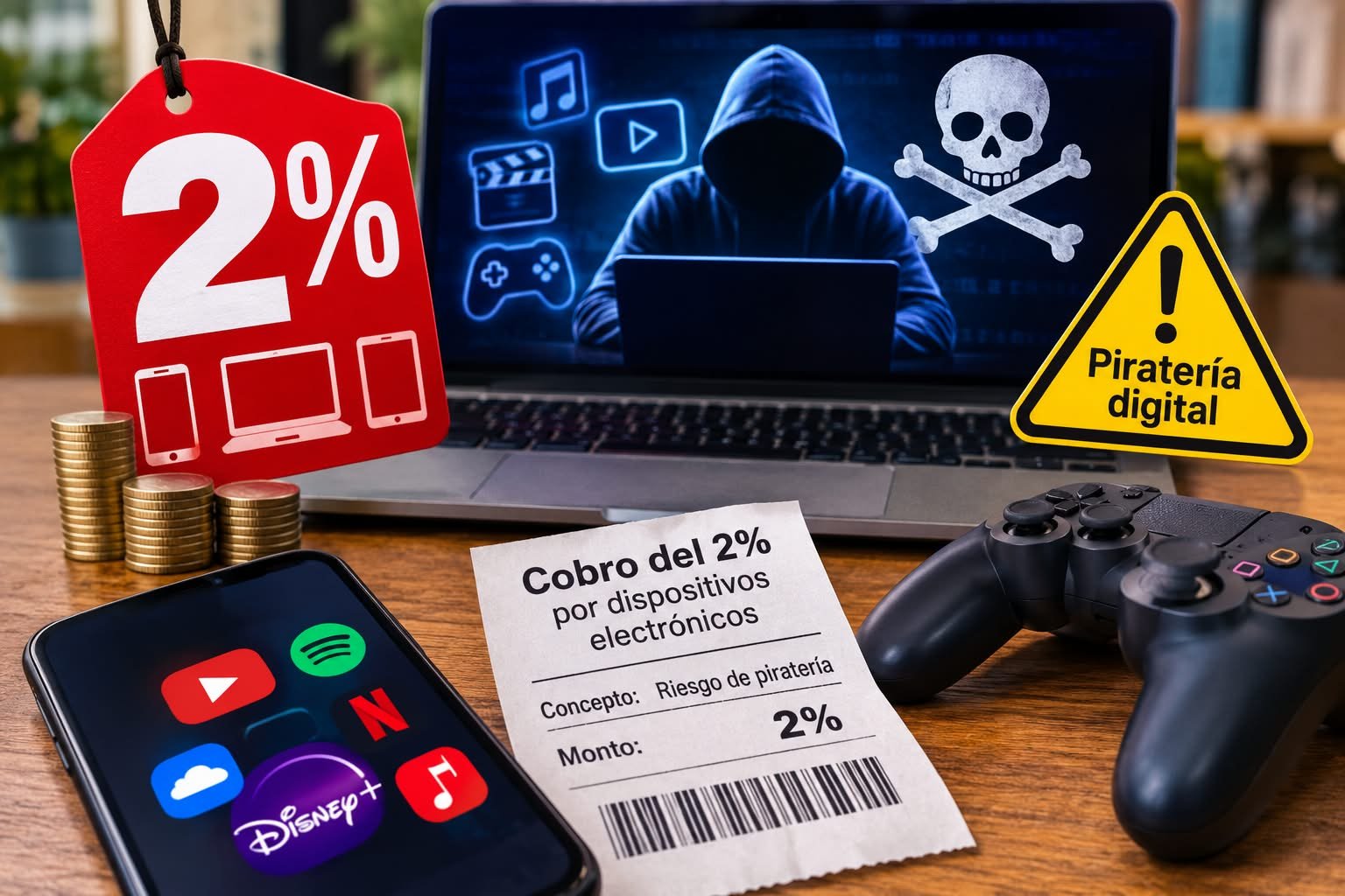 Moche digital: Esto sabemos del cobro del 2% a dispositivos electrónicos por riesgo de piratería