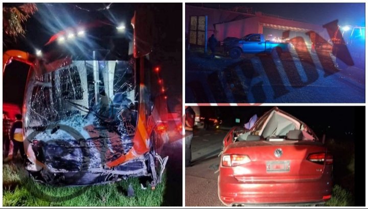 Carambola en Ixtlahuaca dejó dos muertos y 10 heridos