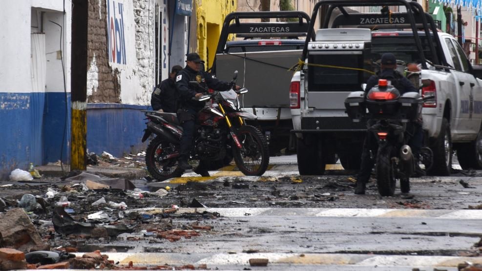 Detienen a presunto implicado en ataque con coche bomba en Ojocaliente