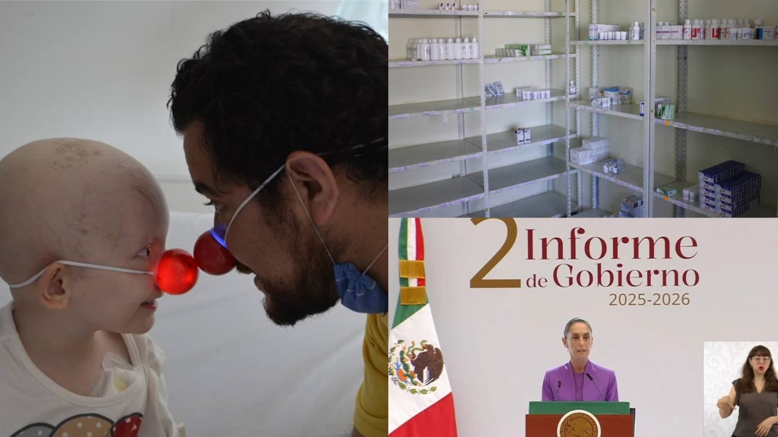 Tildan de falsedad datos de salud de Sheinbaum: Clínicas sufren desabasto “criminal”