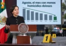 Gobierno Federal presume agosto como el mes con menos homicidios dolosos