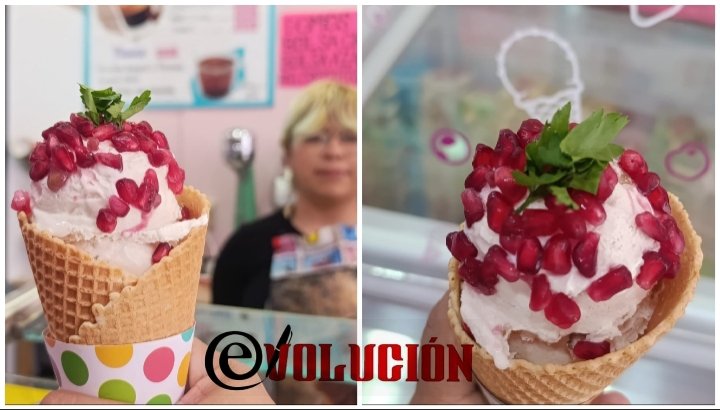 Crean en Toluca el helado de nogada para fiestas patrias