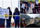 Estudiantes del CETIS Lerma exigen a Delfina arreglar calles por grandes baches