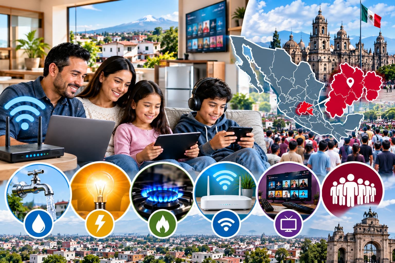 Hogares mexicanos están equipados, conectados y con el EdoMéx a la cabeza en población: Inegi