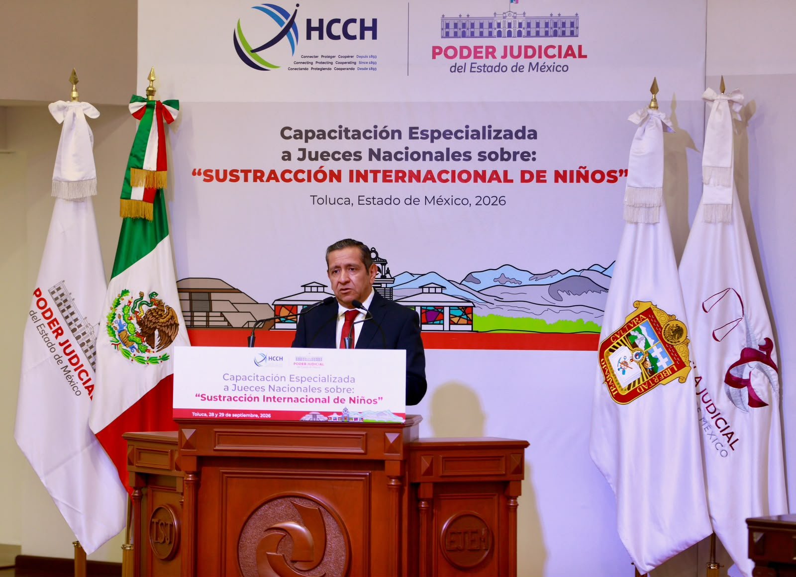 PJEdoMéx es sede de capacitación sobre sustracción internacional de niños