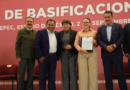 Acompañan congresistas a gobernadora en entrega de basificaciones docentes