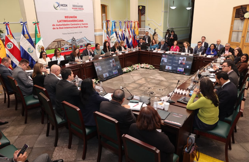 PJEdoMéx recibe a 18 países latinoamericanos de la Red Internacional de Jueces de La Haya