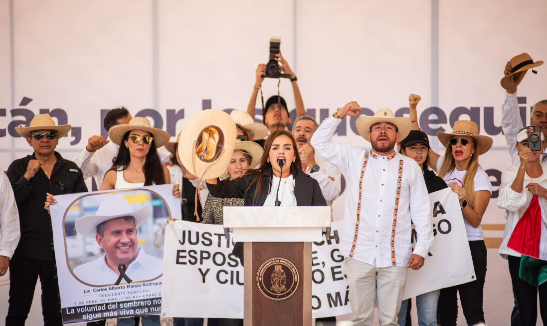 Quiroz acusa plan de sus rivales para meterla a la cárcel y volver a saquear Uruapan