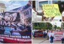 Médicos y trabajadores del IMSS protestan a nivel nacional por falta de insumos