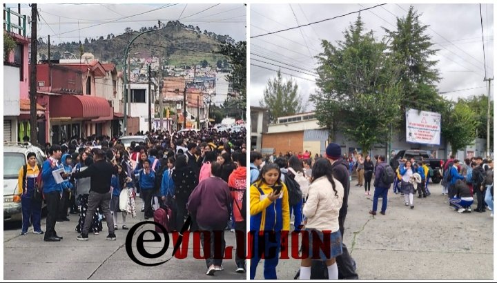 Desalojan a estudiantes de distintas escuelas en Toluca por fuga de gas