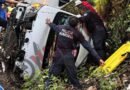 Volcadura de camioneta en Ocuilan deja 15 lesionados y una mujer fallecida