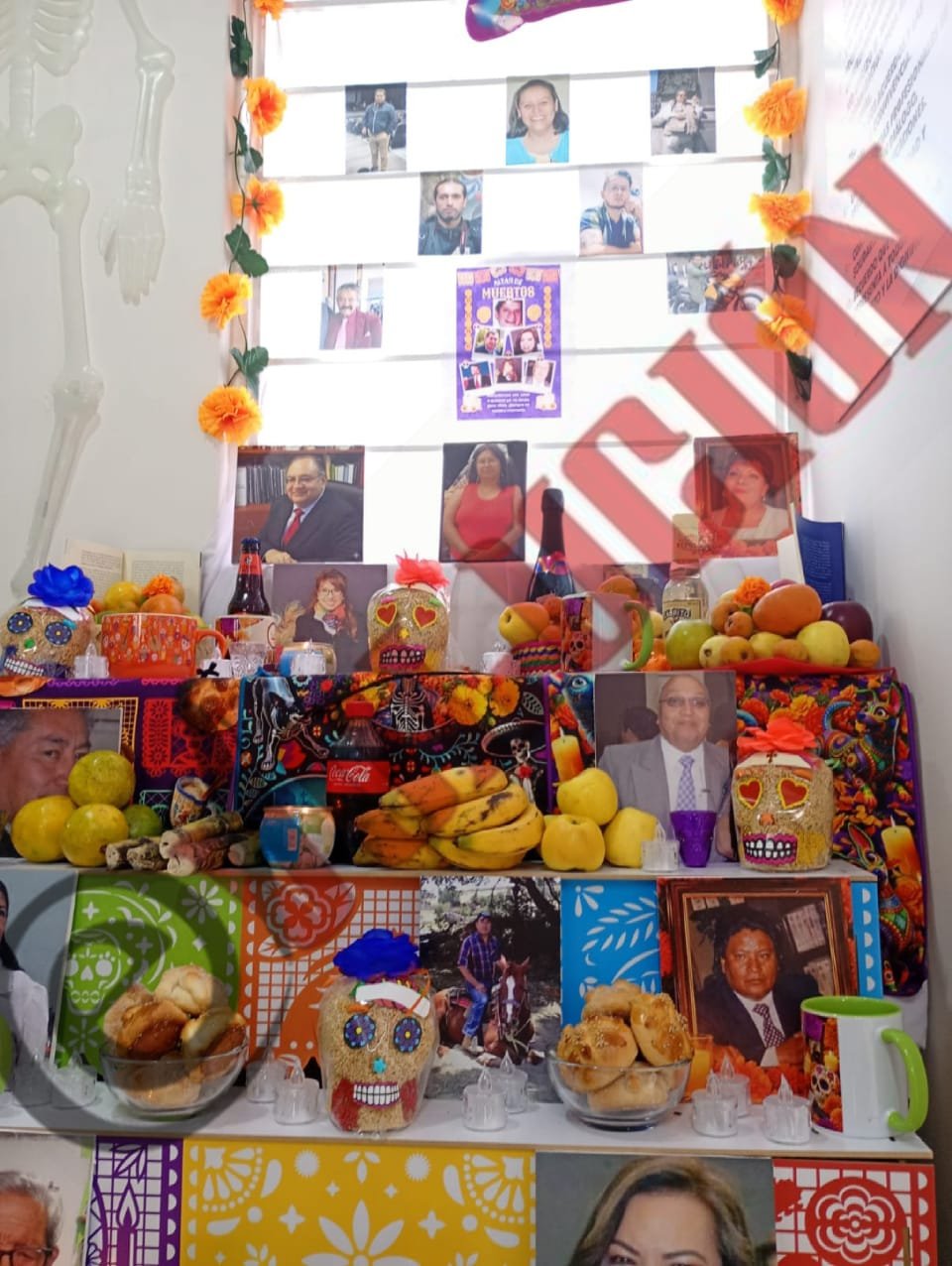 Comité Promotor para la Protección del Periodista del EdoMéx coloca ofrenda para recordar a quienes ya trascendieron