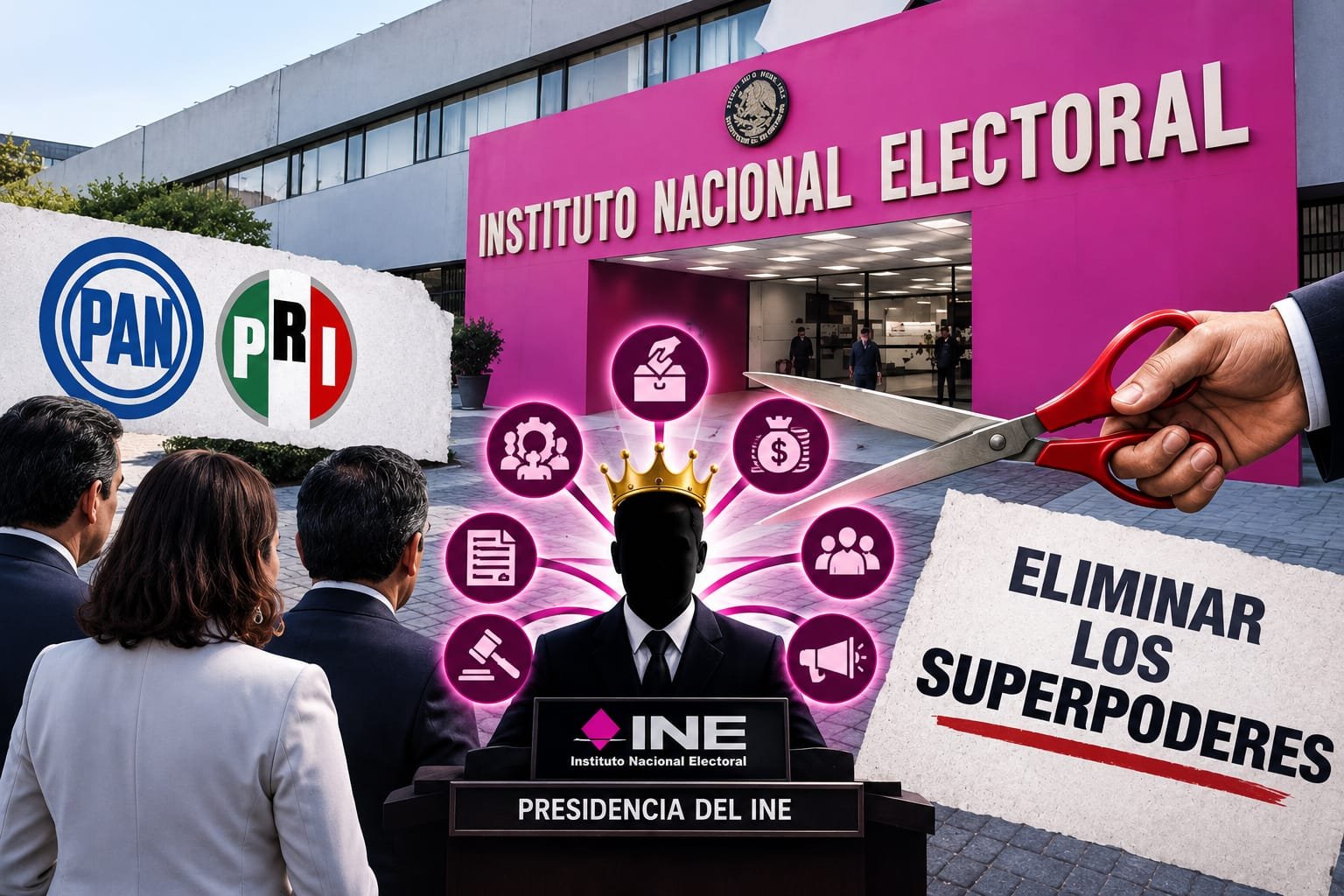 Oposición busca eliminar ‘superpoderes’ en la presidencia del INE