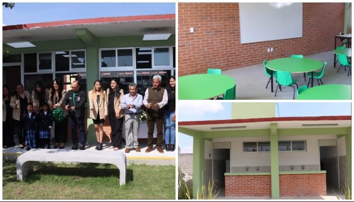 Manuel Vilchis entrega nuevos espacios educativos en diferentes comunidades