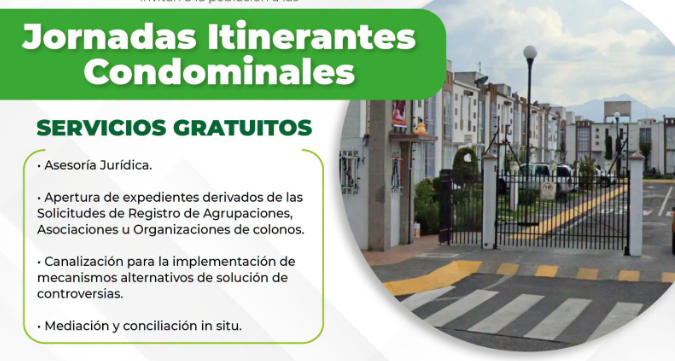Ayuntamiento de Zinacantepec lleva las Jornadas Itinerantes Condominales a Bosques de ICA