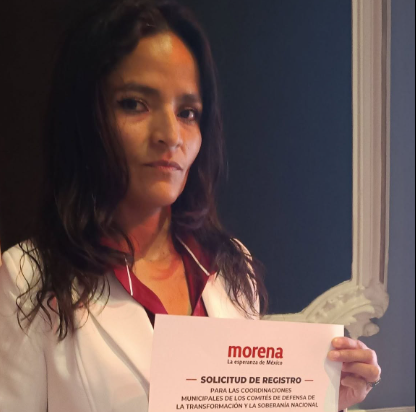 En Toluca están cansados de las migajas: Andrea Jardón se registra por Morena