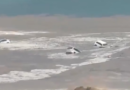 Lluvias en Baja California Sur arrastran autos hasta el mar