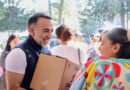 Fernando Flores realiza cuarta entrega de canastas alimentarias en colonia Xinantecátl