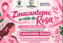 Zinacantepec invita a su Caravana Rosa para promover la prevención del Cáncer de Mama