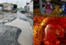 Internautas cuestionan inversión a Feria del Alfeñique mientras Toluca está llena de baches